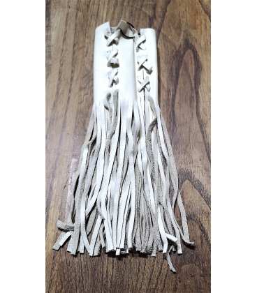 Franges En Cuir Pour Guidon Moto - Paire De 2, Universelles - Style Rétro Avec Pompons, Cuir Résistant