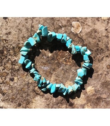 Bracelet perles ships turquoise