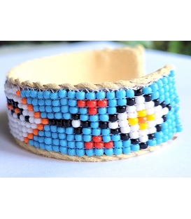 Bracelet perlé amerindien