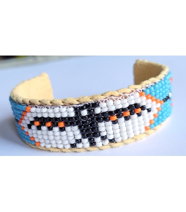 Bracelet perlé amerindien