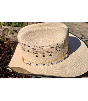 SRTUMEY Chapeau de cowboy en cuir pour homme et femme adulte imprimé soleil mode western cowboy
